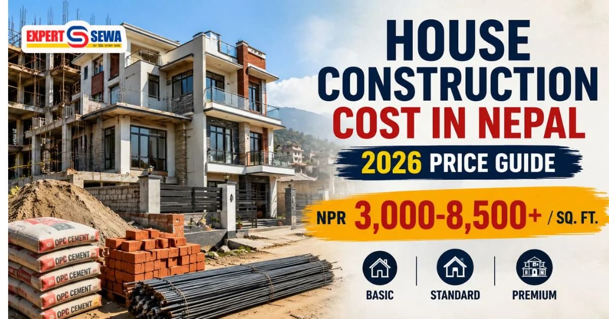 House Construction Cost in Nepal (2026): Price Per Sq. Ft. & Total Budget