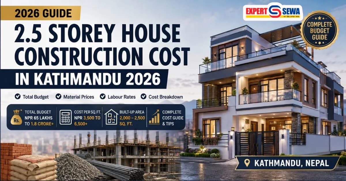 2.5 Storey House Construction Cost in Kathmandu 2026: Total Budget Guide